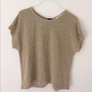 Forever 21 Tan Fuzzy Top